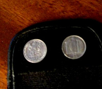 Отдается в дар Пять монет:10 геллеров Чехословакия 1986 год, 1985 год