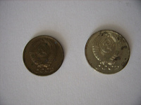 Отдается в дар советские монеты