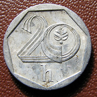 Отдается в дар Монета — 20 чешских геллеров