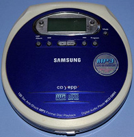 Отдается в дар Cd-MP3 плеер Samsung