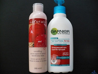 Отдается в дар Лосьон для тела (Avon) и Очищающий гель (Garnier)