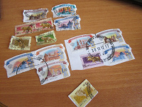 Отдается в дар марки с конвертов