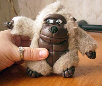 Отдается в дар Мягкие игрушки — собака, горилла, баран