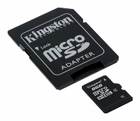 Отдается в дар Адаптер для Flash-карты micro SD (Kingston)