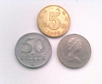 Отдается в дар 3 монетки