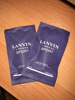 Отдается в дар Пробники Lanvin l'homme Sport — 2шт