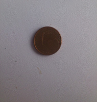 Отдается в дар 1 Euro cent