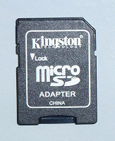 Отдается в дар microSD адаптер Kingston новый
