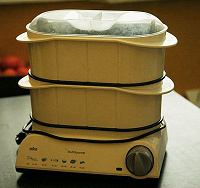 Отдается в дар пароварка Braun