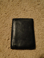 Отдается в дар Мужское портмоне для документов (черный цвет)
