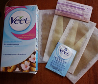 Отдается в дар Восковые полоски Veet