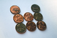 Отдается в дар Монеты 1 cent USA