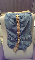 Отдается в дар Потрясающая джинсовая юбка, размер XS