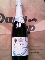 Отдается в дар Российское шампанское Абрау*дюрсо брют