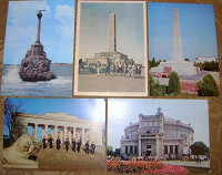 Отдается в дар Города Украины на открытках
