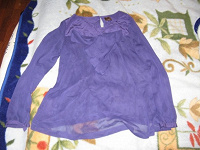 Отдается в дар Фиолетовая блузка