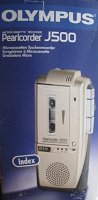 Отдается в дар НОВЫЙ микрокассетный диктофон olympus pearlcorder j500