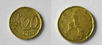 Отдается в дар 20 euro cent