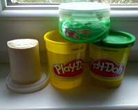 Отдается в дар пластилин Play-Doh белый