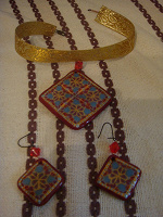 Отдается в дар Марокканское украшение: колье и серьги