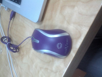 Отдается в дар Мышка компьютерная фиолетовая