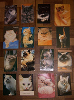 Отдается в дар Календарики с котами-кошками-котятами -2