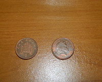 Отдается в дар Монетки 1 пенни