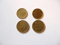 Отдается в дар монетки эстонские