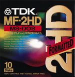 Отдается в дар Дискеты TDK MF-2HD formatted в картонном боксе