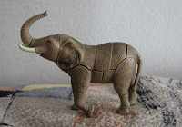 Отдается в дар Слон 3D паззл.