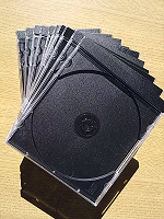 Отдается в дар Боксы пластиковые для CD/DVD дисков