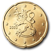 Отдается в дар монеты 20 евроцентов
