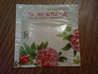 Отдается в дар Yves Rocher (PUR DÉSIR de pivoine )