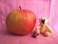 Отдается в дар Мишка мелкий «Чай с яблоками»