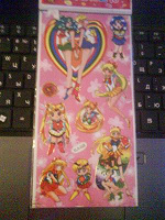 Отдается в дар Sailor Moon наклеечки