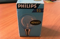 Отдается в дар Лампа накаливания Philips 40W