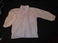 Отдается в дар Белая рубашка на дошкольника