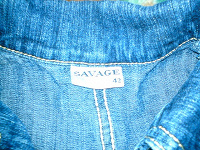 Отдается в дар куртка джинсовая savage