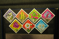 Отдается в дар Цветы из Монголии (марки)