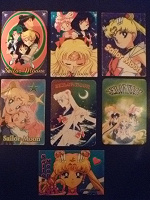 Отдается в дар Sailor Moon. Календарики, закладки, карты, наклейка.