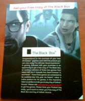 Отдается в дар Купон Valve Software The Black Box