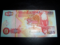 Отдается в дар БОНА Zambia / Замбия — 50 Kwacha 2008 — UNC