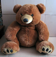 Отдается в дар Большая мягкая игрушка — медведь