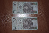 Отдается в дар DZIESIEC ZLOTYCH