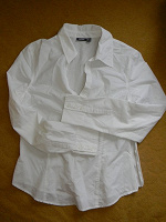 Отдается в дар Обалденная белая рубашка женская