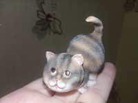 Отдается в дар Котик статуетка