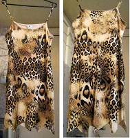Отдается в дар Коктейльное платье «Леопардовое»
