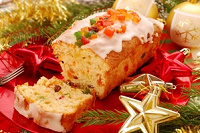 Отдается в дар Рождественский кекс с цукатами и апельсином.