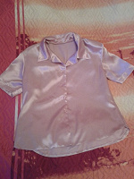 Отдается в дар Рубашка женская с коротким рукавом 48-50