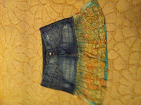 Отдается в дар Короткая джинсовая юбочка